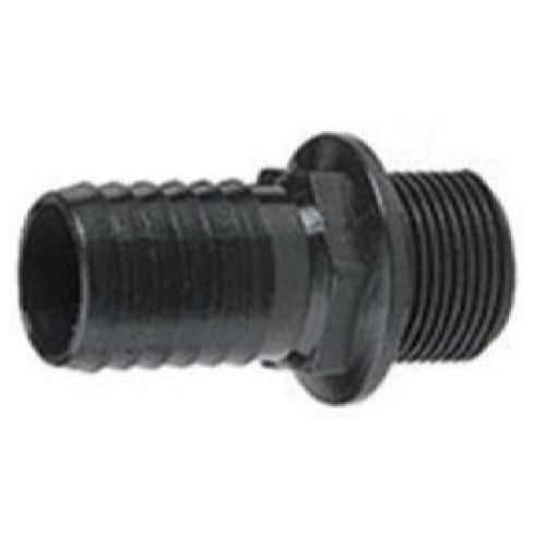 Male Hose Tail Plastic 1.1/4" BSPM - 1" 25mm Tail