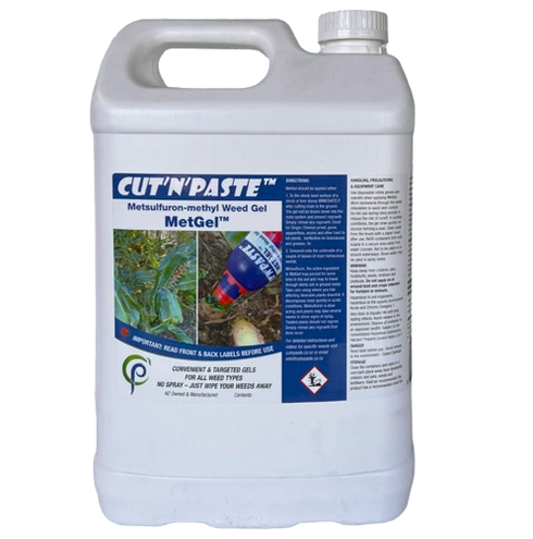 Cut'n'Paste Metgel Weed Gel 5L Container MetGel with Pump Unit