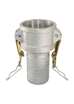 Camlock Hose Coupler AG Aluminium 51mm C x 63mm Outside Diameter Medium Density Pipe