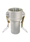 Camlock Hose Coupler AG Aluminium 51mm C x 63mm Outside Diameter Medium Density Pipe