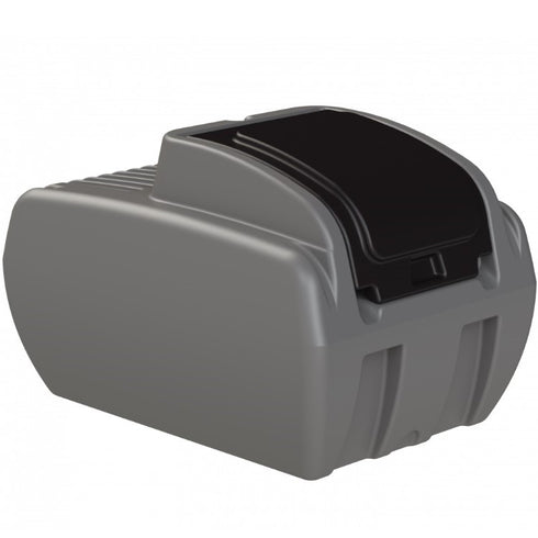 SpraySmart 400L Diesel Tank, 40LPM 12V Pump, Auto-gun, With Lid, Cube