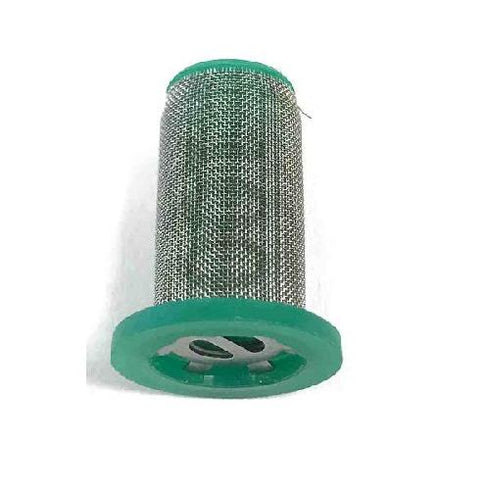Nozzle Strainer, Green, 100 Mesh, Non-Drip Check Valve, Poly + Stainless Steel