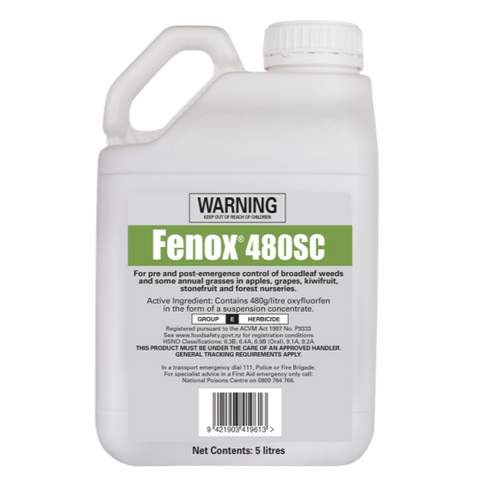 Fenox 480SC herbicide 5L- new safe formulation