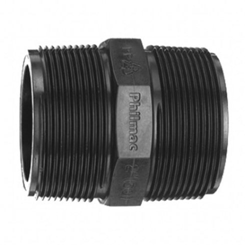 Plastic Hex Nipple 3" BSPM