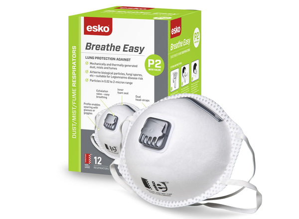 Mask Active P2 Valved 12Pk