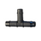 Hosetail Tee Plastic 1/2" 13mm