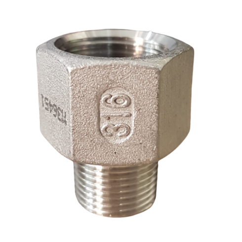 Adaptor Stainless 3/4" BSPF To 1/2" BSPM