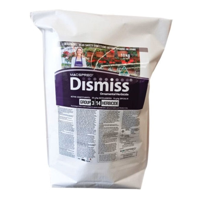 rout herbicide Dismiss 10kg Pre-emergent Herbicide